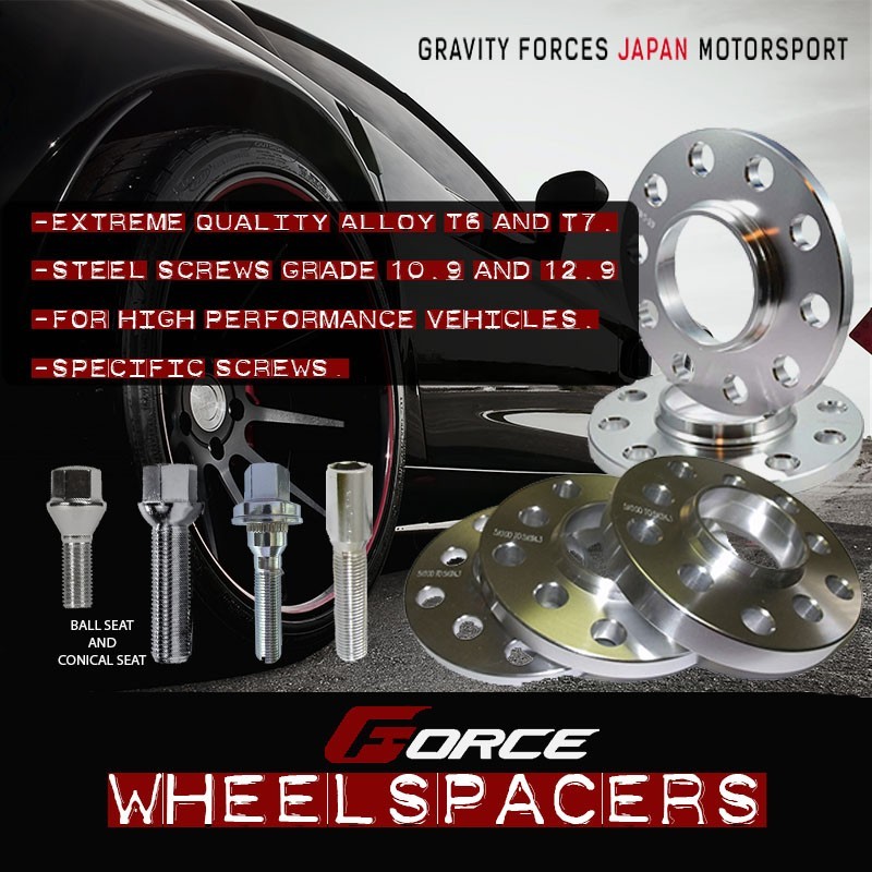 Wheel Spacers 3mm Pair of Spacer Shims 5x98 for Alfa Romeo 147 GTA V6 03-07 